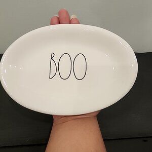 Rae Dunn  BOO  Halloween Oval